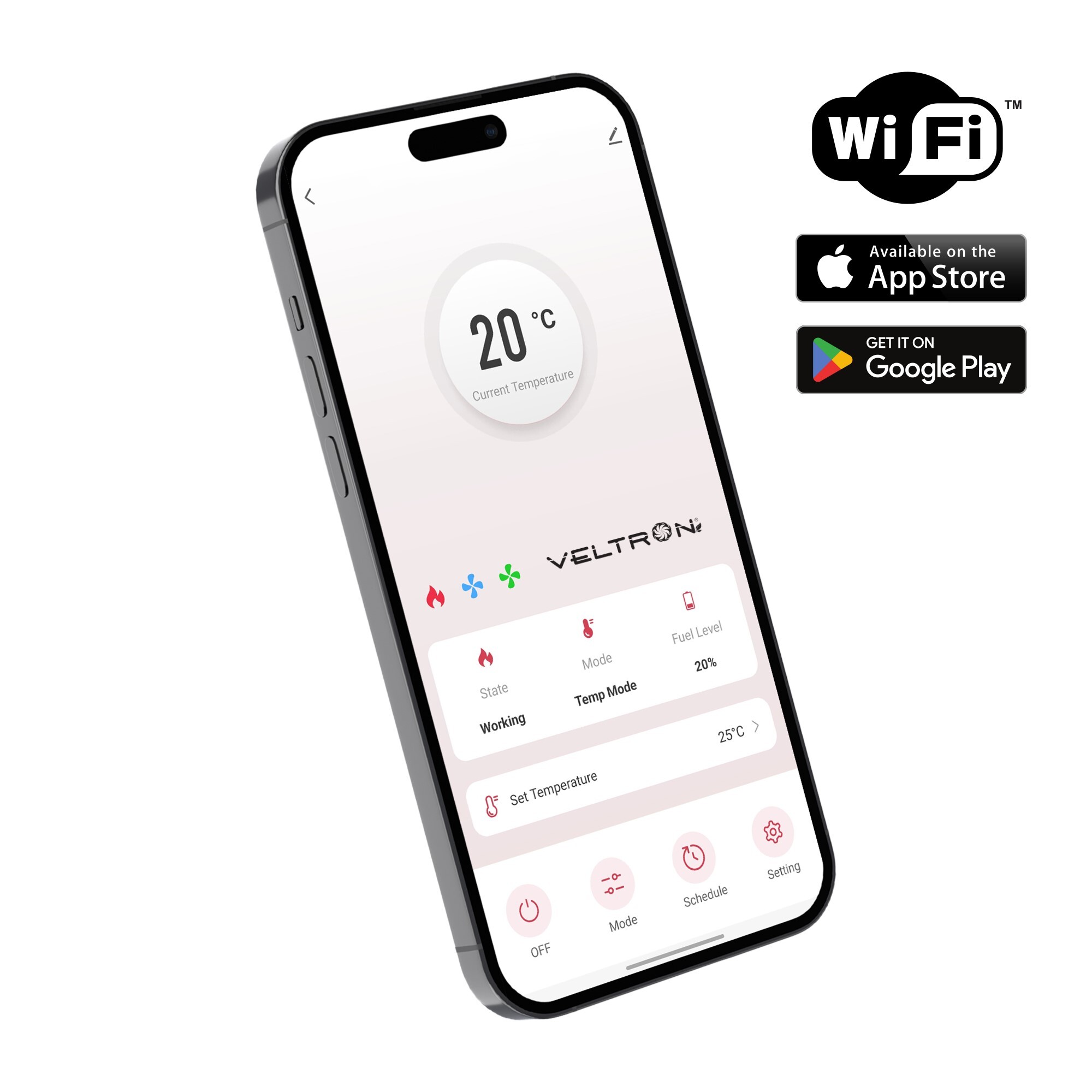 Veltron "DHOE-500F 58kW" mit WIFI